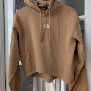The North Face Women's Brown Cropped Hoodie
